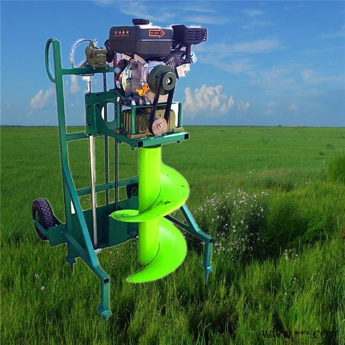 硬土打孔設備 手提光伏地鉆打洞機 小型汽油挖坑機