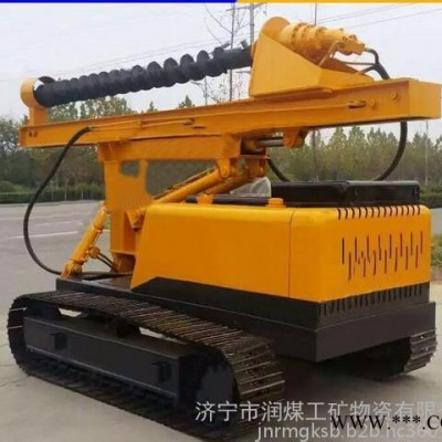 履帶式全液壓打樁機(jī) 太陽能光伏全液壓履帶式打樁機(jī)