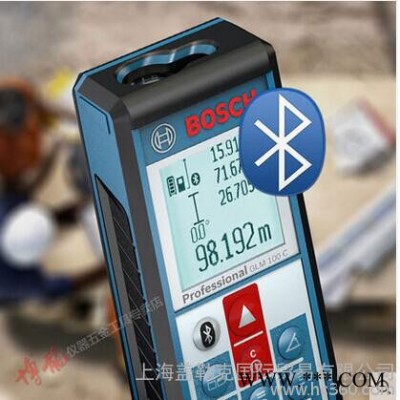 博世激光測距儀GLM100C 鋰電池100米激光測量尺 帶藍牙傳輸