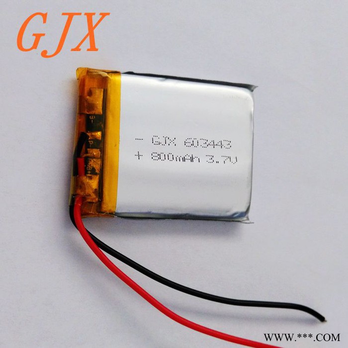 供應國聚鑫603443鋰電池 3.7V-800MAH聚合物鋰電池