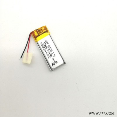KC認證3.7v聚合物鋰電池401230-120mah手環智能穿戴藍牙音箱藍牙耳機