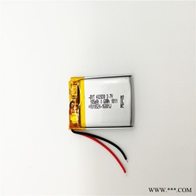 KC UL UN38.3 MSDS認證3.7v聚合物鋰電池402030-185mah藍牙耳機音箱按摩器
