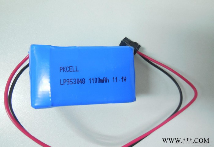 聚合物鋰電池 LP953048-1100mah 7.4V 按摩器專(zhuān)用鋰電池 定做