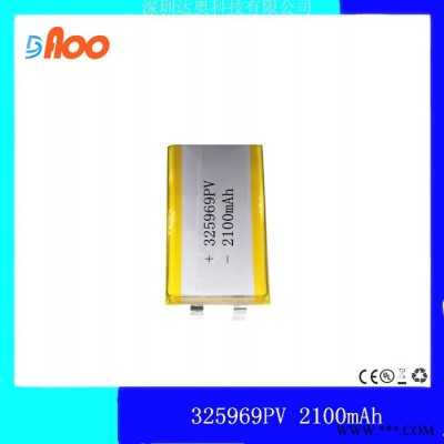 高品質 高質量3.7V 聚合物鋰電池 可充電電池 325969PV 2100mAh