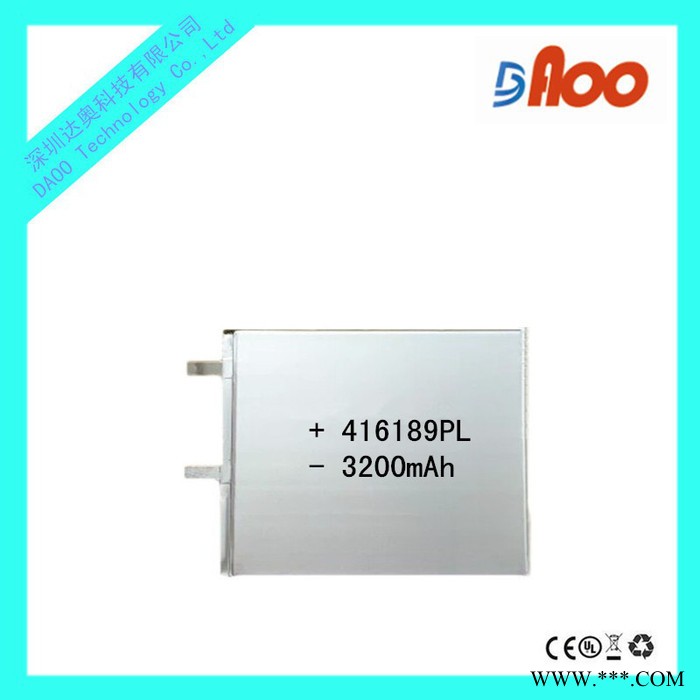 供應3.8V SONY/索尼 聚合物鋰電池 416189PL 3200mAh可充電電池