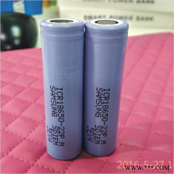 原裝三星samsung18650電芯 3.7V 2200mAh 充電鋰電池電芯