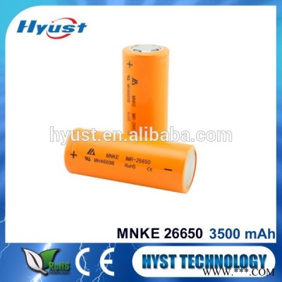 **mnke猛克 imr26650 3500毫安 3500mah鋰電池 hyust皓宇斯特
