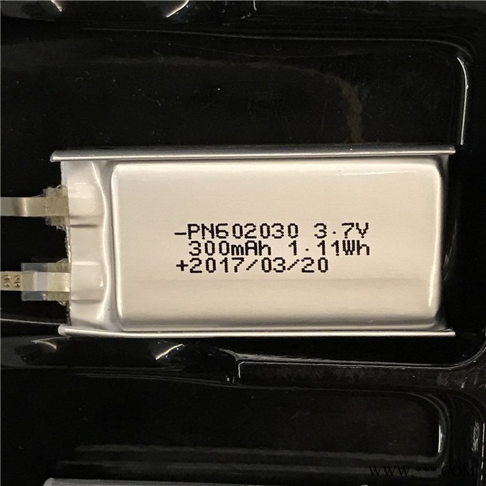 品諾能源聚合物鋰電池PN602030-300mAh 提供UN認(rèn)證,CE,ROHS，SGS認(rèn)證