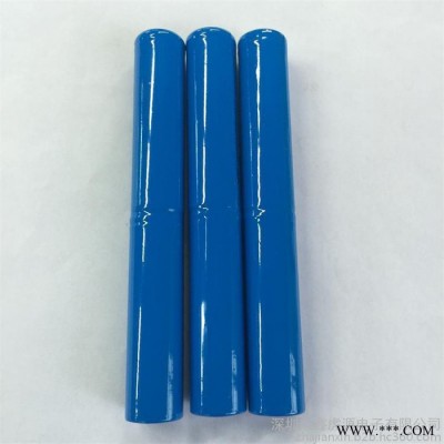 18650兩節(jié)并聯(lián)一字形加尖頭鋰電池3.7V3000mAh強(qiáng)光手電筒電池