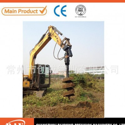 光伏地樁用耐磨合金鉆頭，液壓螺旋鉆機