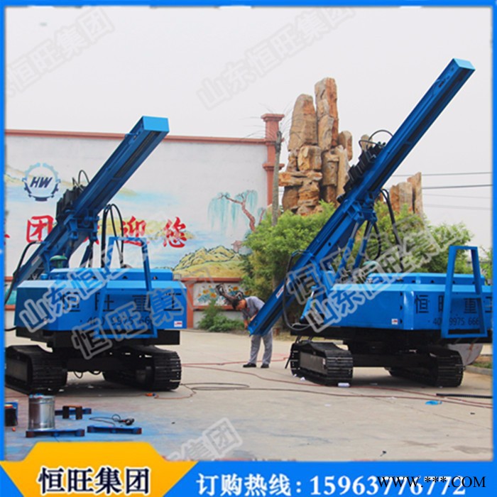 恒旺**HWZG-390L履帶壓樁機(jī)光伏樁壓樁機(jī)樁孔設(shè)備可定做樁帽