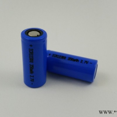 圓柱鋰電池12300 3.7V 350mAh 測(cè)試儀器電池12300 10280 14650