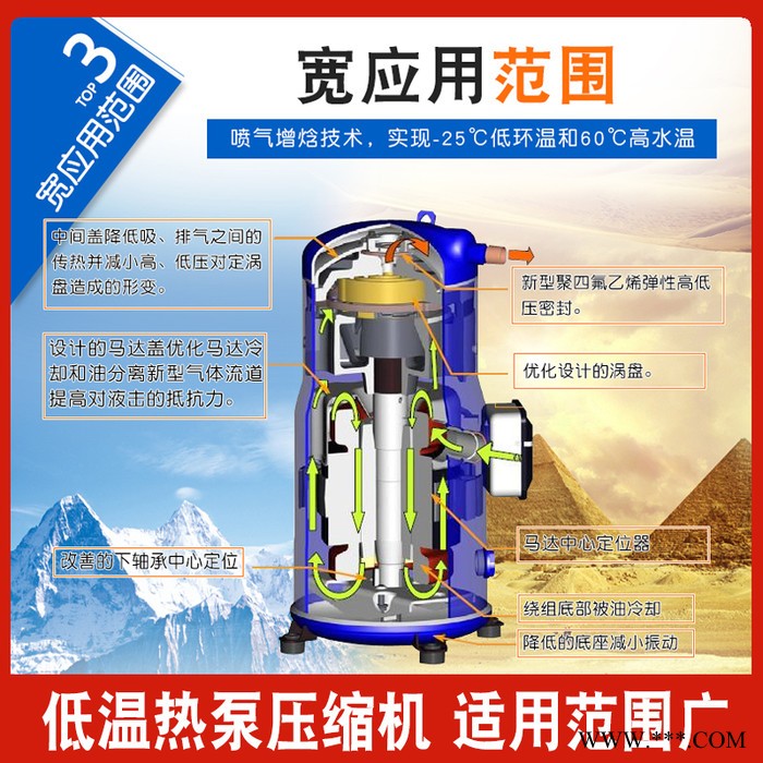 恩特萊生產(chǎn)5P空氣能 空氣能熱泵熱水器 LSQWRF37M空氣能源熱泵