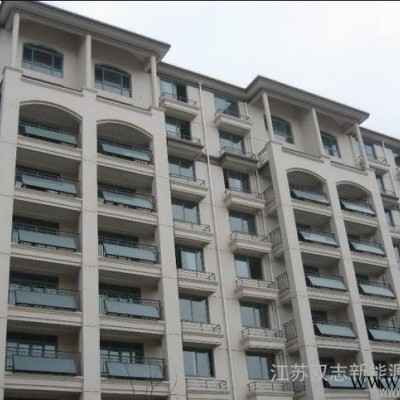 供應(yīng)雙志陽臺(tái)平板式壁掛熱水器，高層建筑專用，一臺(tái)頂兩臺(tái)：太陽能+電熱水器