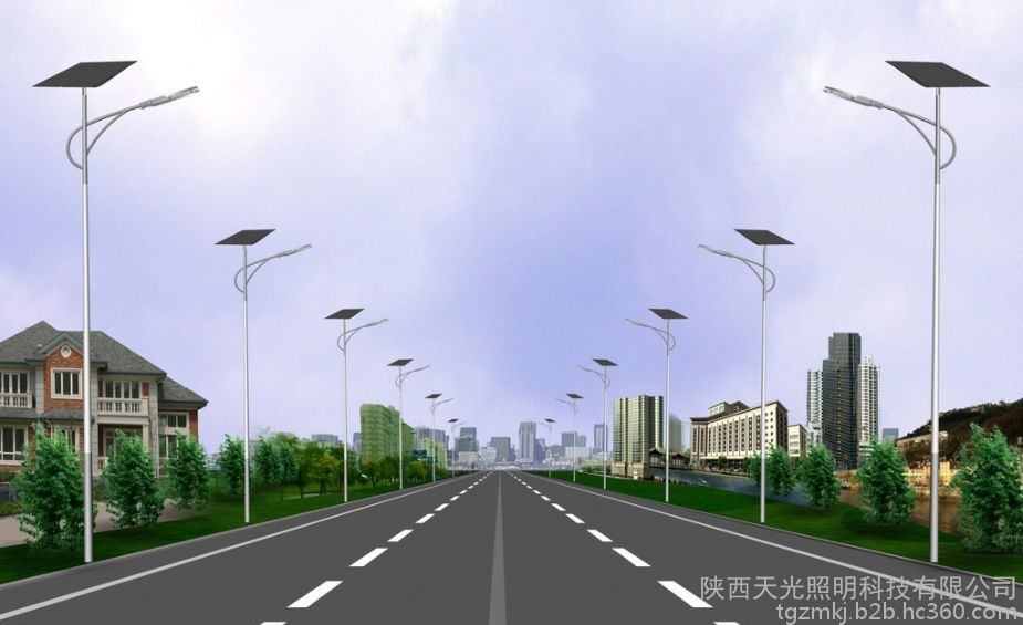 天光照明 普通太陽能路燈 仿古太陽能路燈 小型太陽能路燈廠家