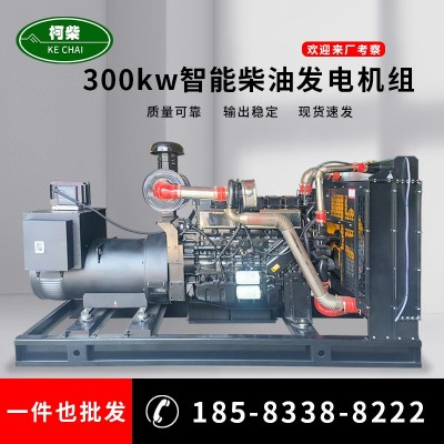 300千瓦柴油發(fā)電機廠家 康沃三相無刷全自動 大功率300kw發(fā)電機