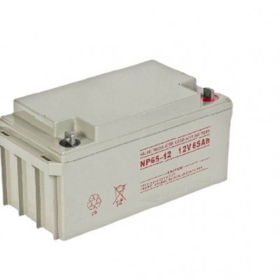 12V65AH太陽能用 耐持久 仁創牌 AGM閥控式 免維護 鉛酸蓄電池