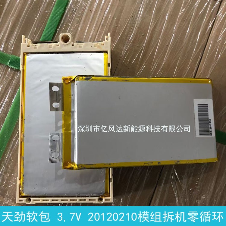天勁軟包聚合物20120210 33安模組拆機未循環 電動車 逆變器電池