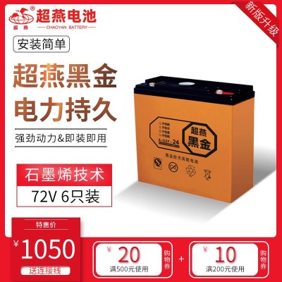 廠家供應(yīng)72V24AH電動(dòng)車蓄電池全新正品電瓶免維護(hù)石墨烯電池
