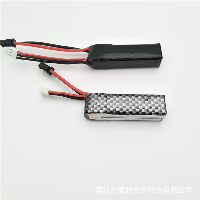 斯泰迪6代 沙鷹樂輝短劍MP5K水彈7.4V 500mah 25C聚合物鋰電池組