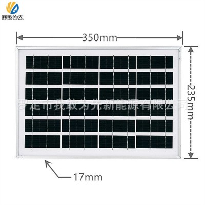 源頭工廠批發(fā)通貨鋁框玻璃層壓 6V 8W 太陽能電池板光伏組件