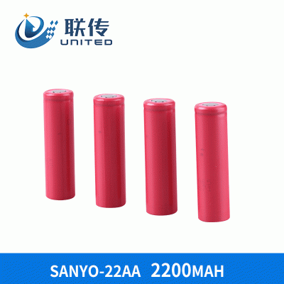 三洋原裝UR18650鋰電池 18650AA2200mAh三元鋰電池 強光手電電池