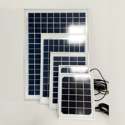 100W單晶多晶太陽能電池板發電板12V家用小型光伏發電系統