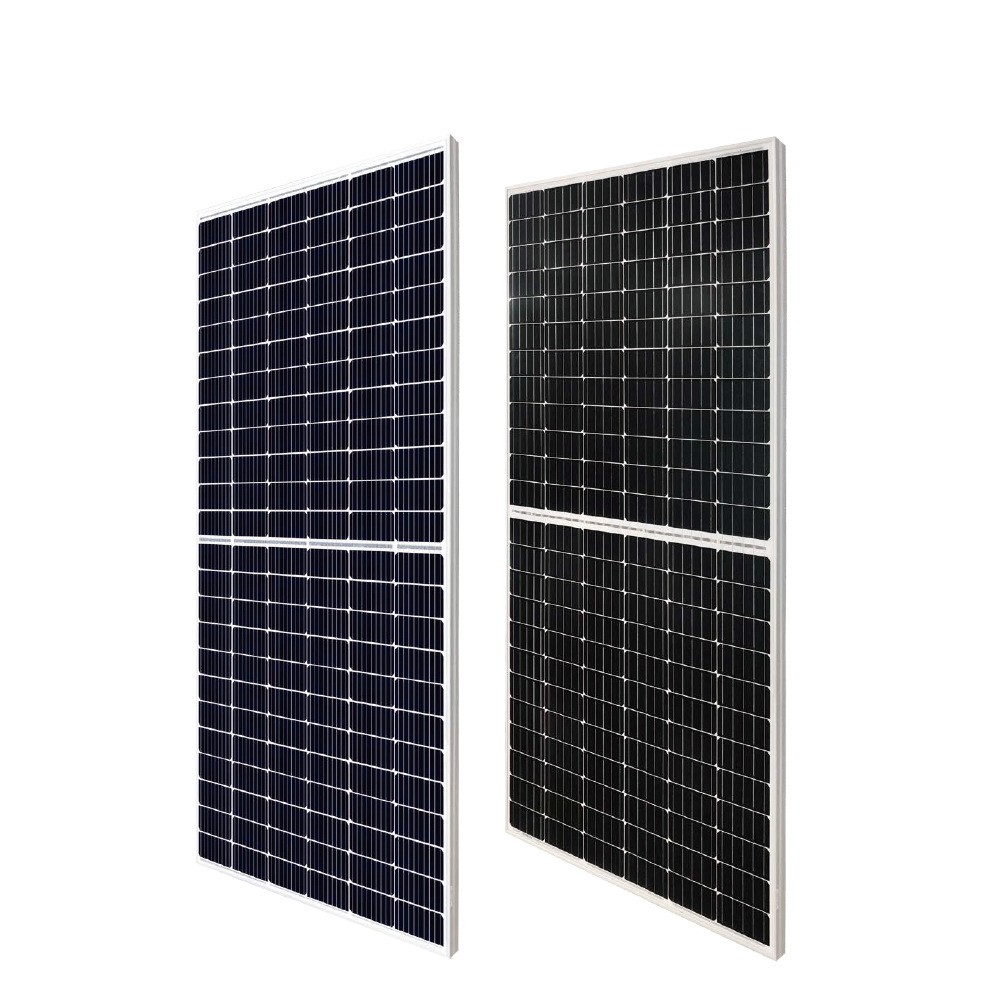 太陽能電池板光伏組件單晶450W半片發電板