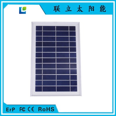 太陽能電池板玻璃層壓廠家直銷6W高品質量單多晶光伏組件