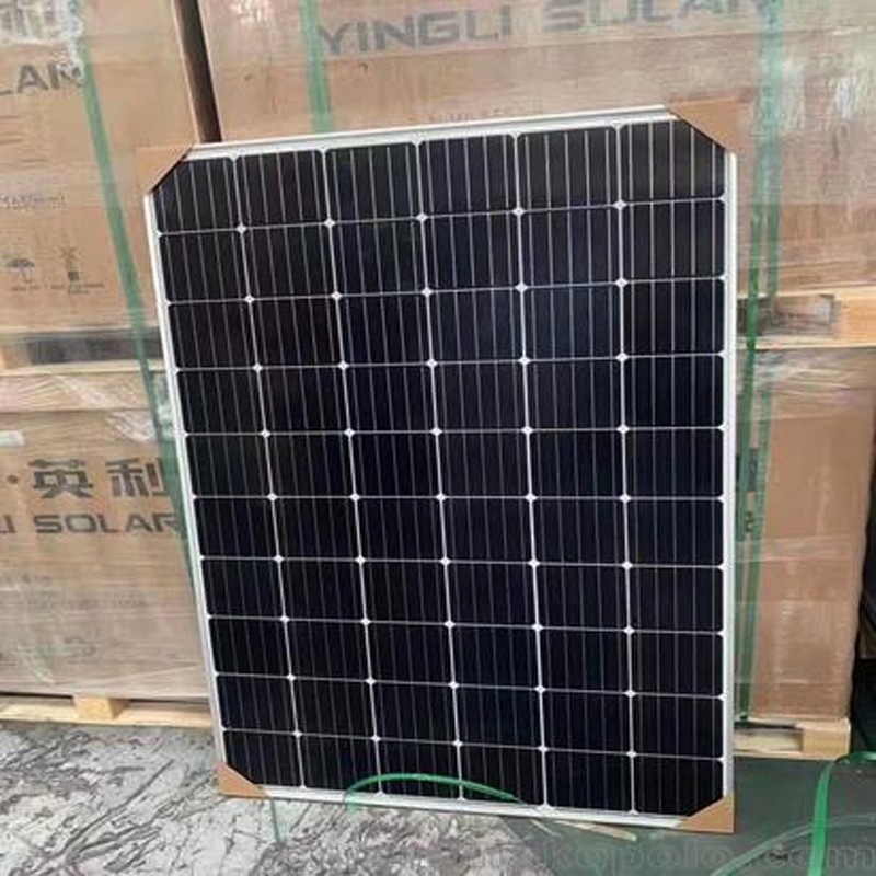英利PERC單晶硅電池片高效450W瓦太陽(yáng)能發(fā)電光伏電池片組件雙玻板