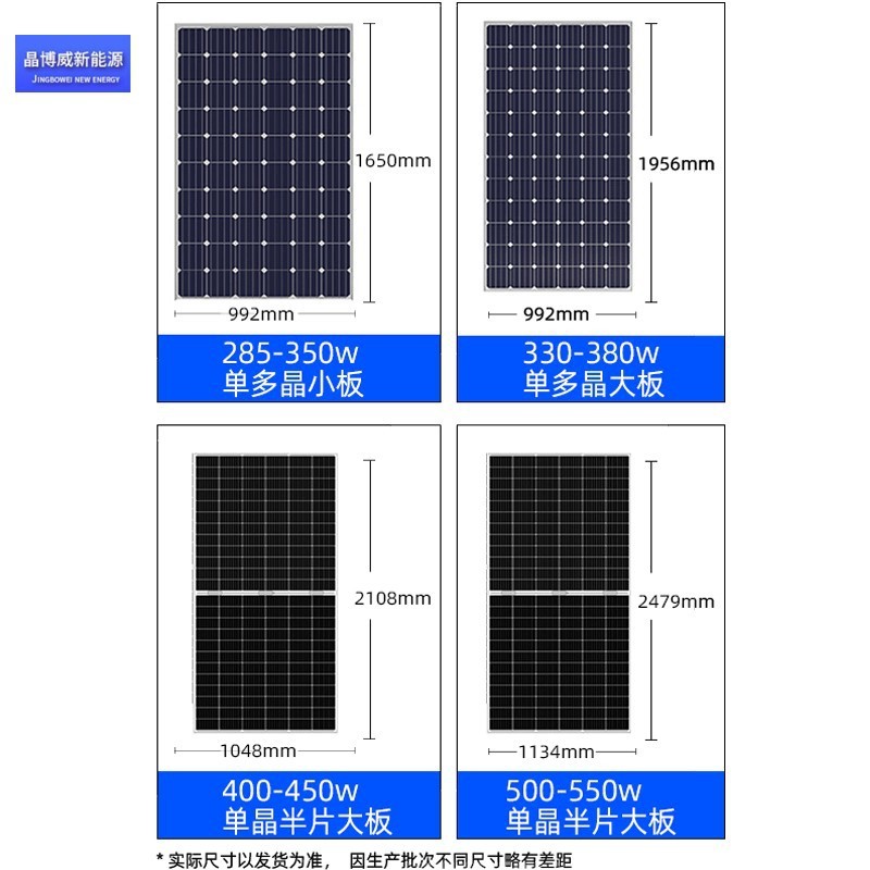 晶科A級(jí)465瓦雙面組件  太陽(yáng)能發(fā)電板 電站優(yōu)選