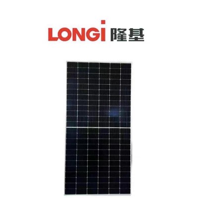 LONGI隆基光伏板防積灰太陽能發電板590-600W光伏組件solar panel