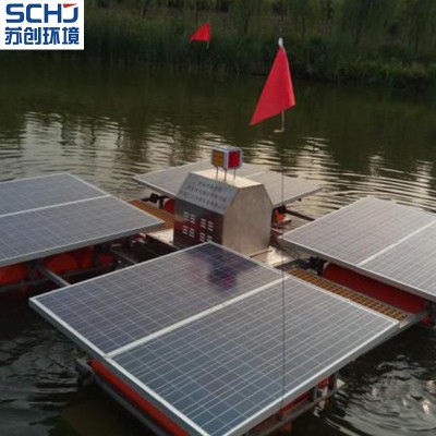 太陽能噴泉曝氣機微型曝氣機太陽能河道曝氣機太陽能曝氣工業設備