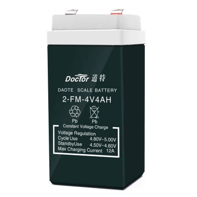 道特4V5AH電子秤電池計價稱臺秤專用鉛酸蓄電池太陽能 板充電電瓶