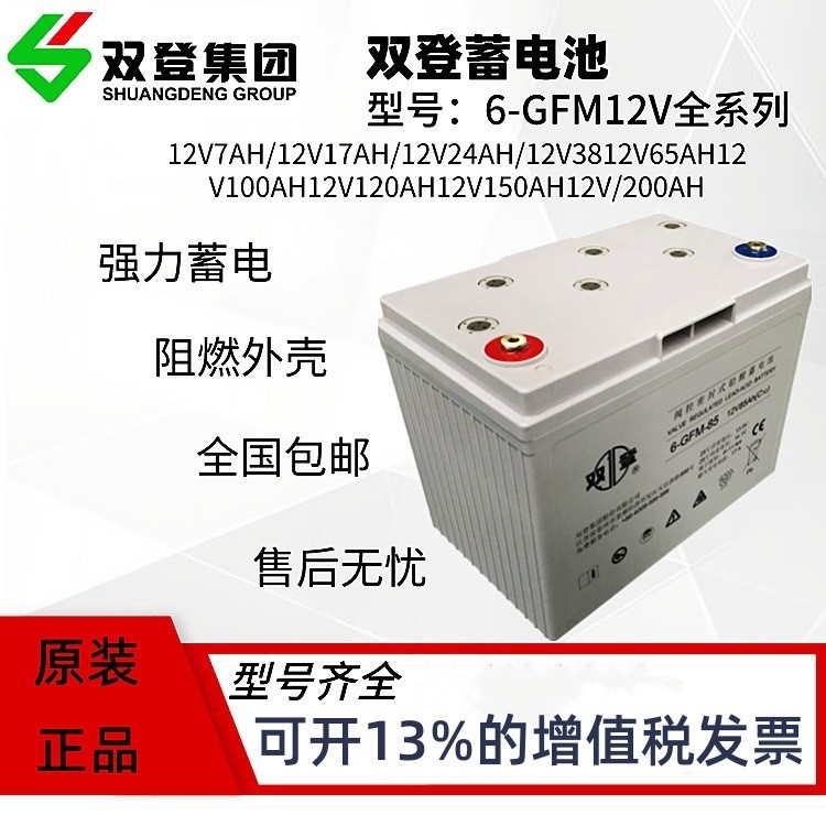 6-GFM-100直流屏UPS電源太陽能原裝雙登12V100AH鉛酸免維護蓄電池