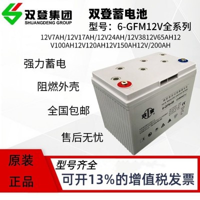 6-GFM-100直流屏UPS電源太陽能原裝雙登12V100AH鉛酸免維護蓄電池