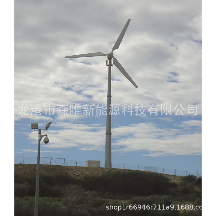 水平軸電控100KW風力發電機組 中小型100千瓦分布式風力發電機