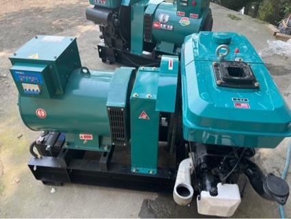 玉動機器20KW三相L25柴油發(fā)電機組水冷直連