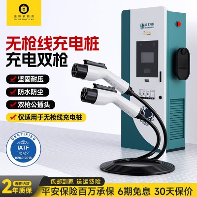 新能源汽車(chē)雙頭延長(zhǎng)線充電線 電動(dòng)汽車(chē)充電器國(guó)網(wǎng)樁雙公頭雙頭沖