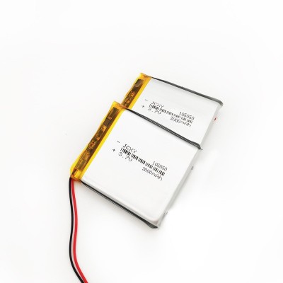 3.7v聚合物鋰電池105050 3000毫安智能平板科技美容儀充電鋰電芯