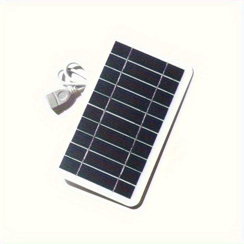 5V 2W 400mA 太陽能電池板輸USB 戶外便攜式戶外旅行手機充電器